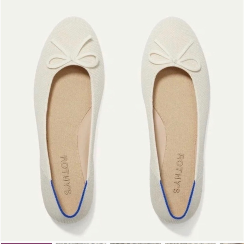 Rothy’s The Ballet Flat - Gardenia Size 6.5